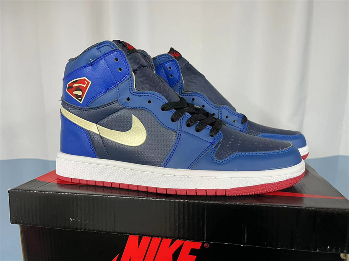 Women's Running Weapon Air Jordan 1 Blue/Black Shoes 0418 Women's Running Weapon Air Jordan 1 Blue/Black Shoes 0418
